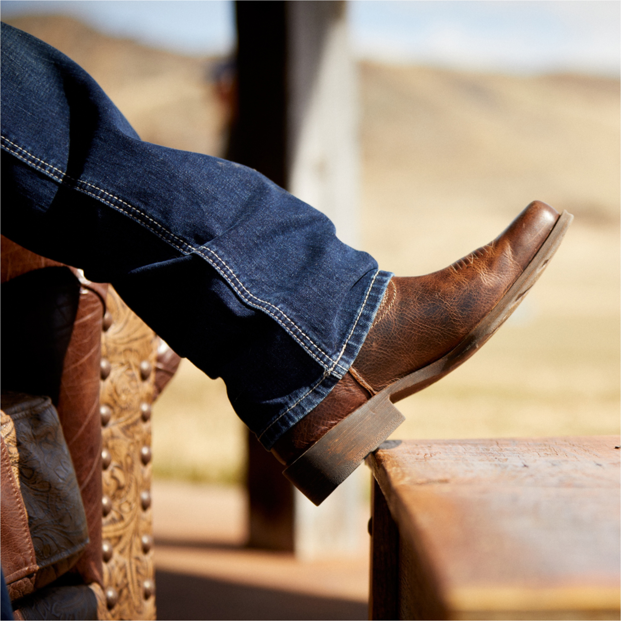 2025 Ariat Mens Rambler Western Boot 10015307 - Wicker